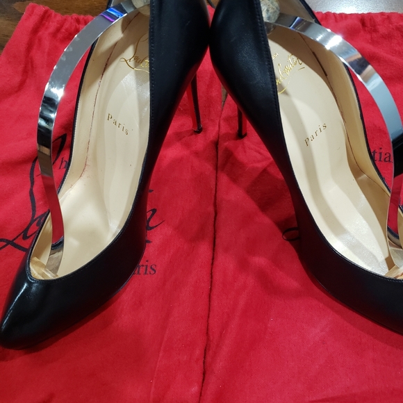 Christian Louboutin size EU 40 US 9.5 Black $350 - Picture 14 of 16